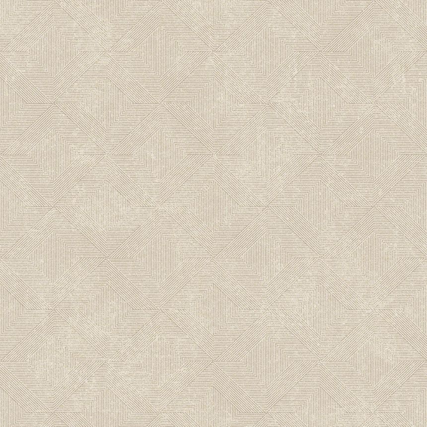 Beige geometric non-woven wallpaper, A68203, Vavex 2026