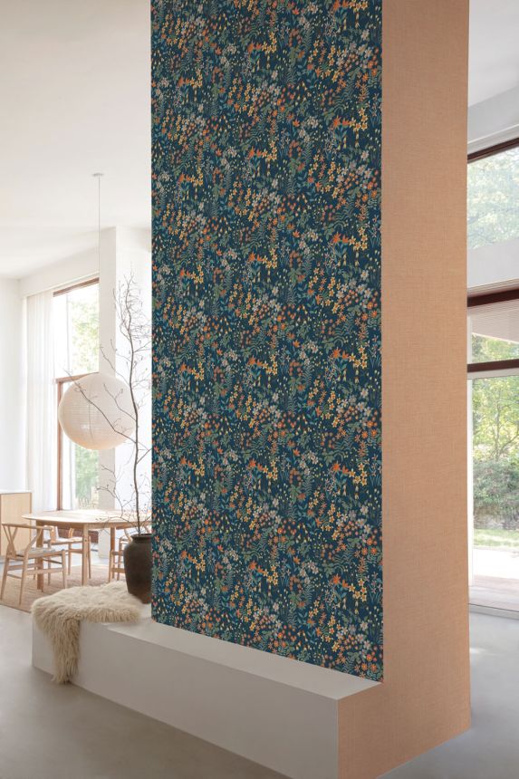Blue floral wallpaper, A70903, Vavex 2026