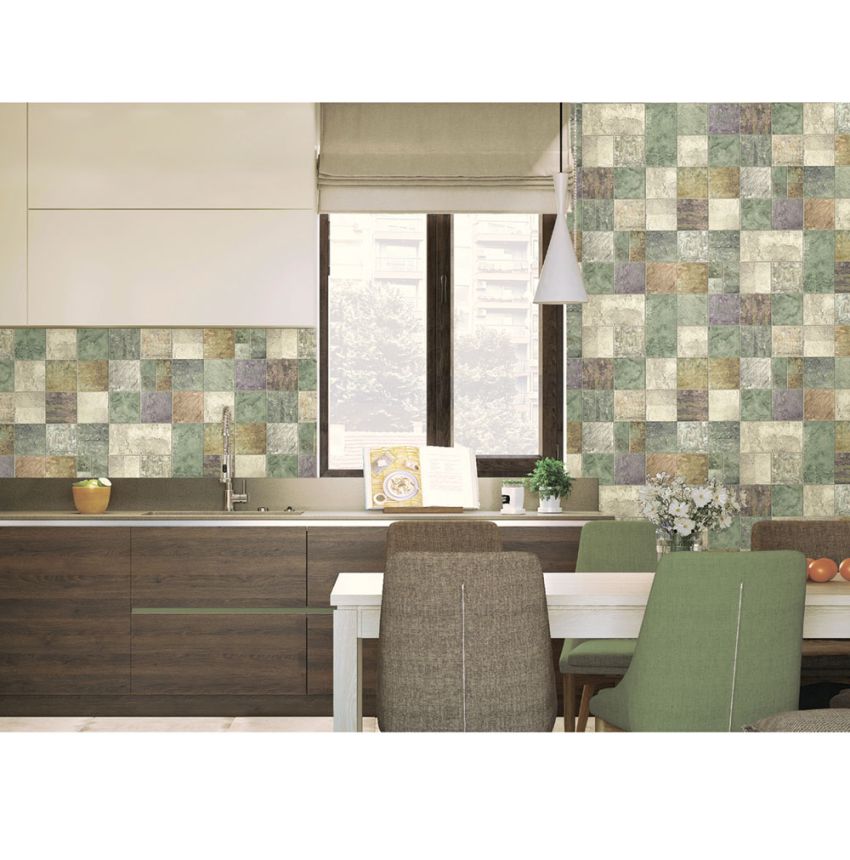 Washable vinyl bathroom / kitchen wallpaper Tiles, 5702-05, Vavex 2026