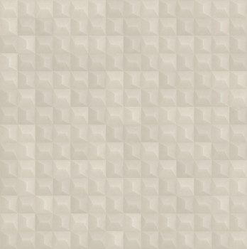 Luxury geometric non-woven wallpaper, grey-beige, Z15514, Mini Trend, Zambaiti Parati