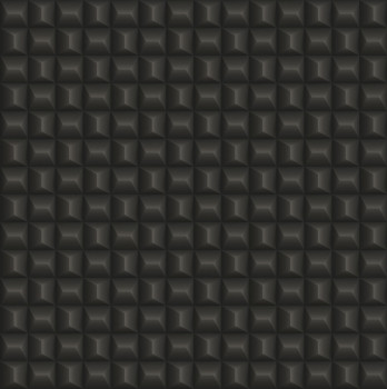 Luxury geometric non-woven wallpaper, black, Z15524, Mini Trend, Zambaiti Parati
