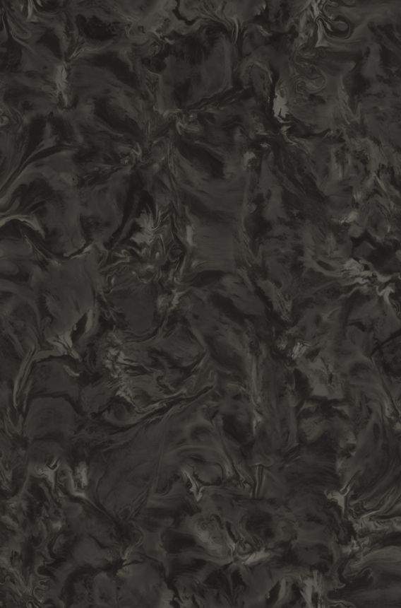 Luxury non-woven wallpaper, black, stucco plaster, Z15525, Mini Trend, Zambaiti Parati