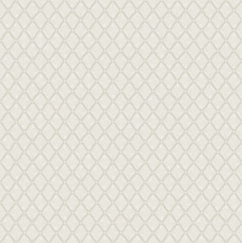 Luxury geometric non-woven wallpaper, grey-cream, Z15536, Mini Trend, Zambaiti Parati