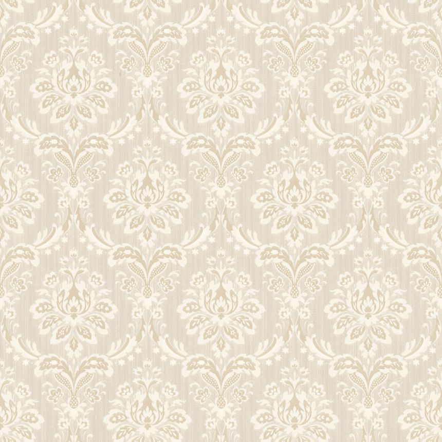 Luxurious baroque non-woven wallpaper, beige, Z15544, Mini Trend, Zambaiti Parati