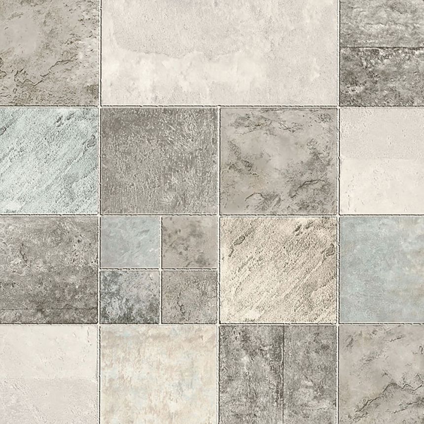 Washable vinyl bathroom / kitchen wallpaper Tiles, Tiles 5702-10, Vavex 2022