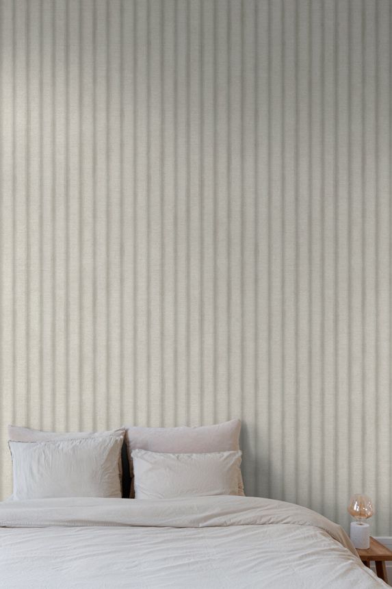 Non-woven wallpaper, grey, stripes, IC4102, Finest Selection, Vavex