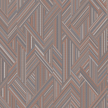 Non-woven wallpaper with a geometric pattern MO22840, Geometry, Vavex