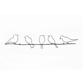 Metal decoration Birds On A Wire 41-221, Birds On A Wire, Wall Art, Graham Brown