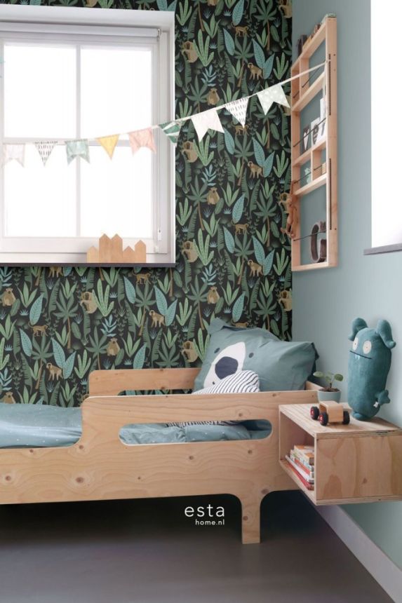 Children's non-woven wallpaper 139074, Jungle, Let's play, Esta