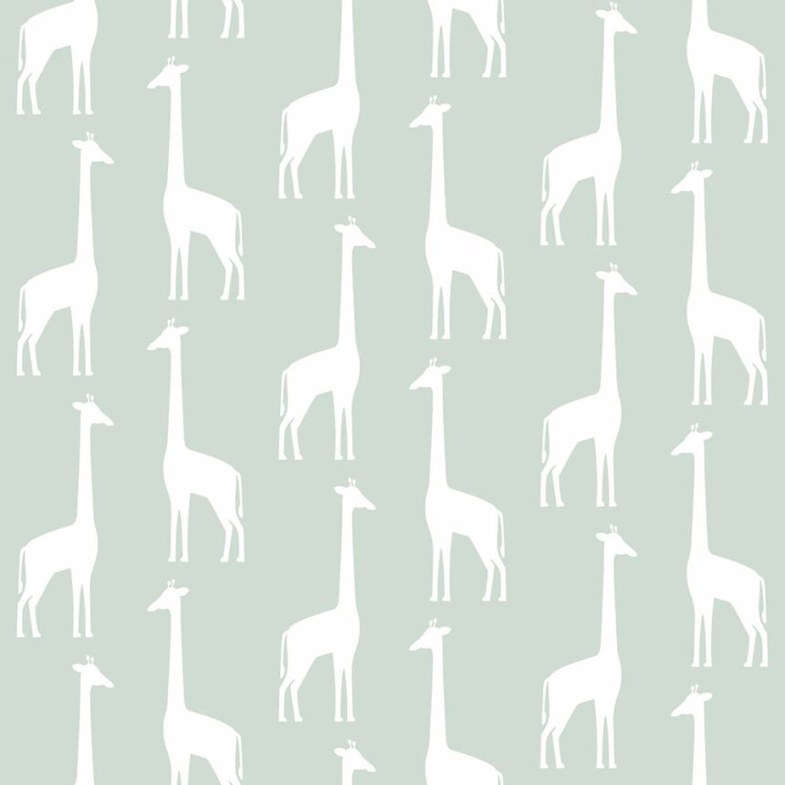 Children's non-woven wallpaper 139058, Giraffes, Let's play, Esta