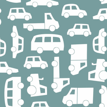 Children's non-woven wallpaper 139048, Cars, Let's play, Esta