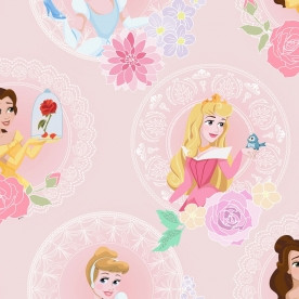 Children's paper wallpaper 108593, Disney, Pastel Princess, Kids@Home 6, Graham & Brown