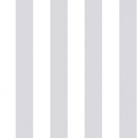 SALE - LAST PIECE IN STOCK Non-woven wallpaper Stripes 100100, Silver Stripe, Kids@Home 6, Graham & Brown