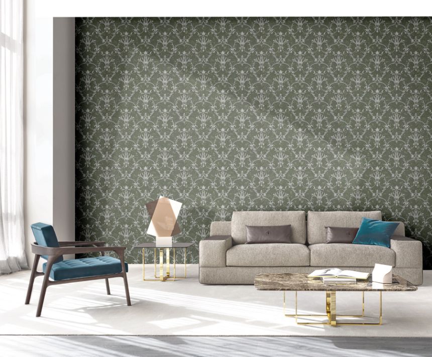 Luxury baroque wallpaper with ornaments Z46039, Trussardi 6, Zambaiti Parati