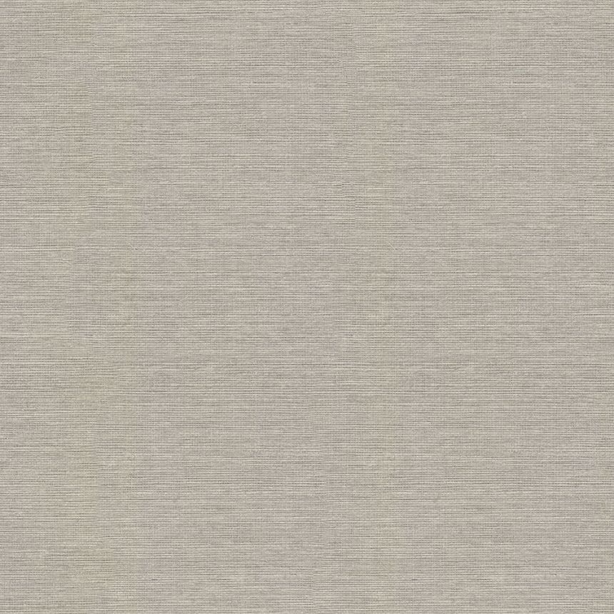 Brown-beige non-woven wallpaper with a fabric structure 45261, Feeling, Emiliana