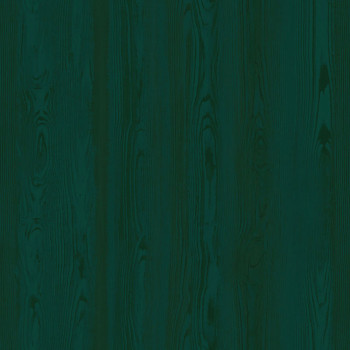 Non-woven wallpaper green metallic, imitation wood 347535, Matières - Wood, Origin