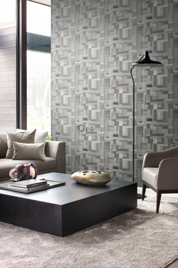 Non-woven wallpaper Wood, imitation wood paneling 337223, Matières - Wood, Origin