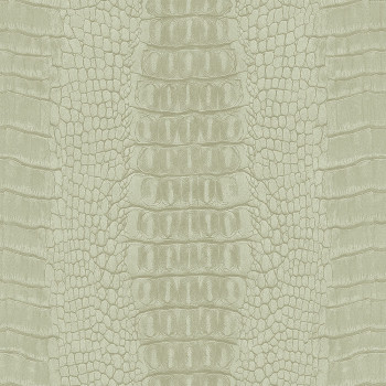 Beige non-woven wallpaper, imitation crocodile skin 347771, Luxury Skins, Origin