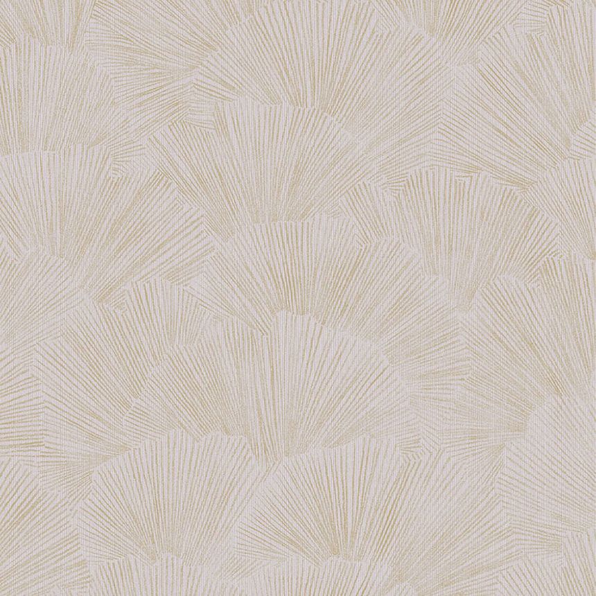 Non-woven wallpaper, Leaves, lilac / gold 317331, Oasis, Eijffinger