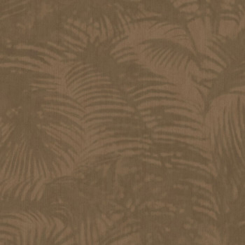 Brown non-woven palm leaves wallpaper 317304, Oasis, Eijffinger