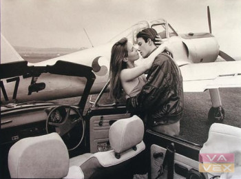 Poster 8272, Pilot's love, size 60 x 80 cm