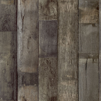 Brown non-woven wood effect wallpaper, WL1401, Wanderlust, Grandeco