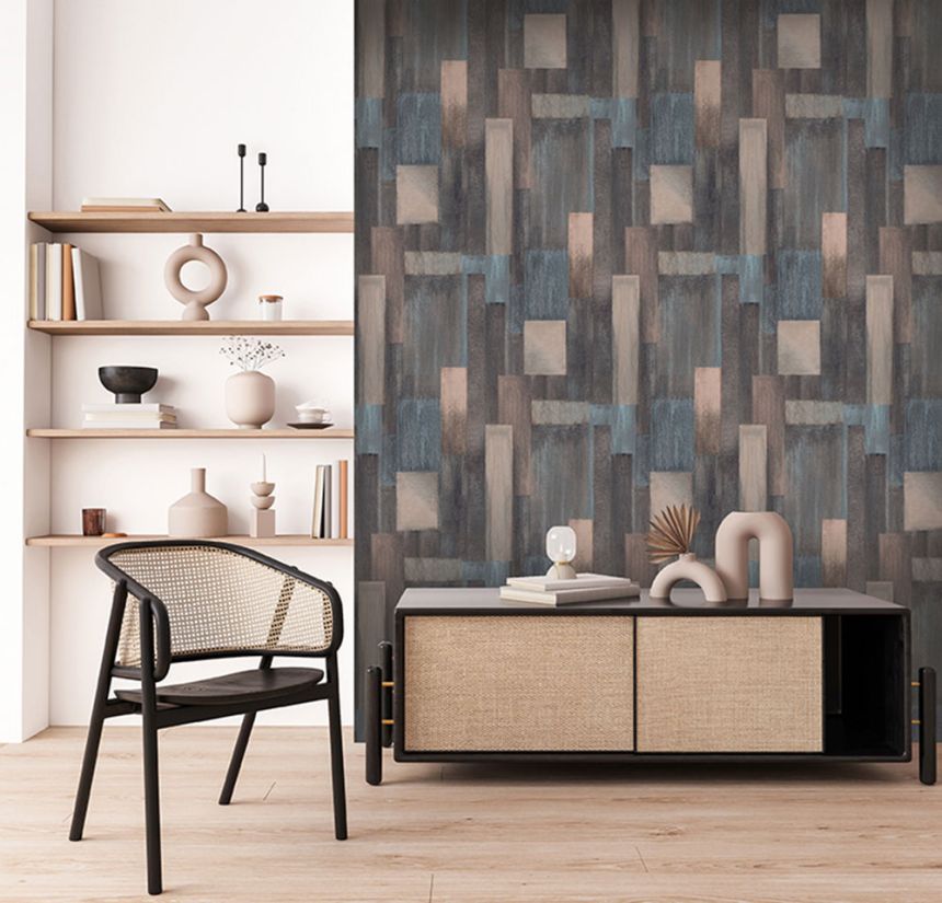 Non-woven geometric pattern wallpaper M46908, Arty, Ugépa