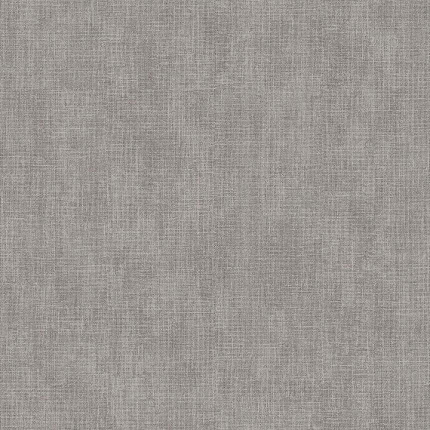 Brown-gray non-woven wallpaper, fabric imitation L90818, Couleurs 2, Ugépa