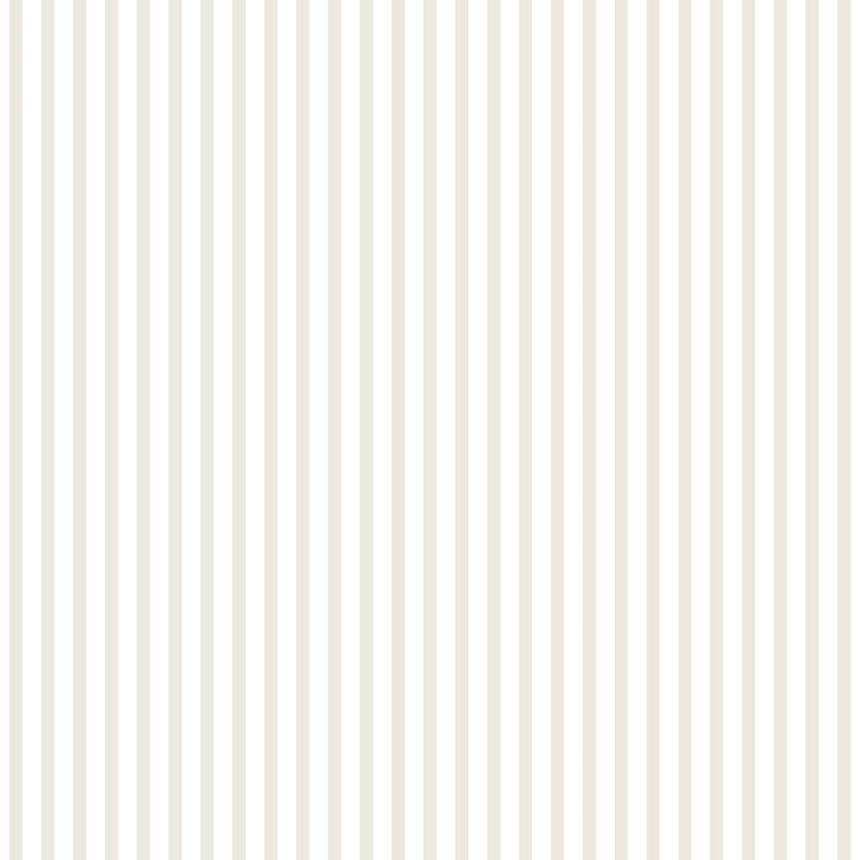 Beige-white non-woven stripes wallpaper 7009-2, Noa, ICH Wallcovering