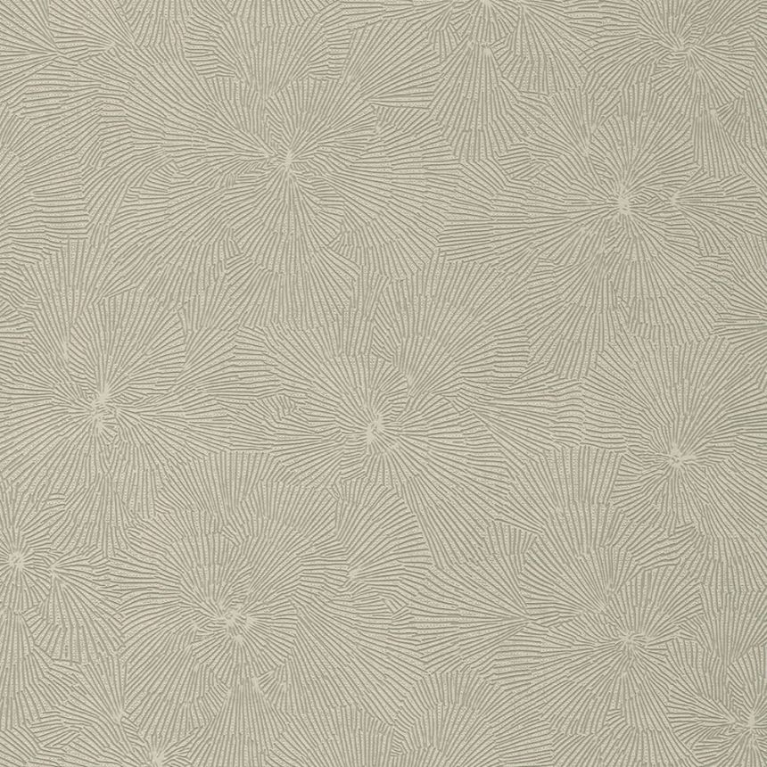 Gray non-woven wallpaper with flowers 32005, Textilia, Limonta