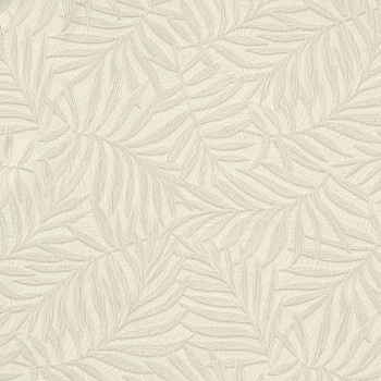 Cream color non-woven monochrome wallpaper 31801, Textilia, Limonta