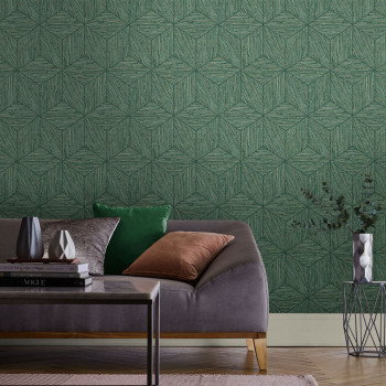 Non-woven geometric pattern wallpaper 111729, Genesis, Graham & Brown