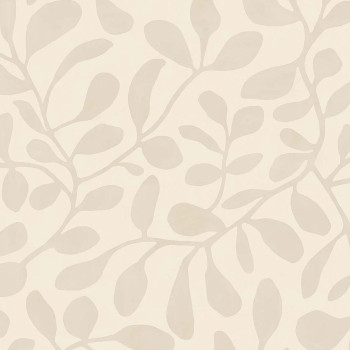 Beige wallpaper, plants, twigs, leaves 318030, Twist, Eijffinger