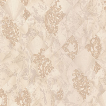 Luxury beige wallpaper with gold ornaments M31918, Magnifica Murella, Zambaiti Parati