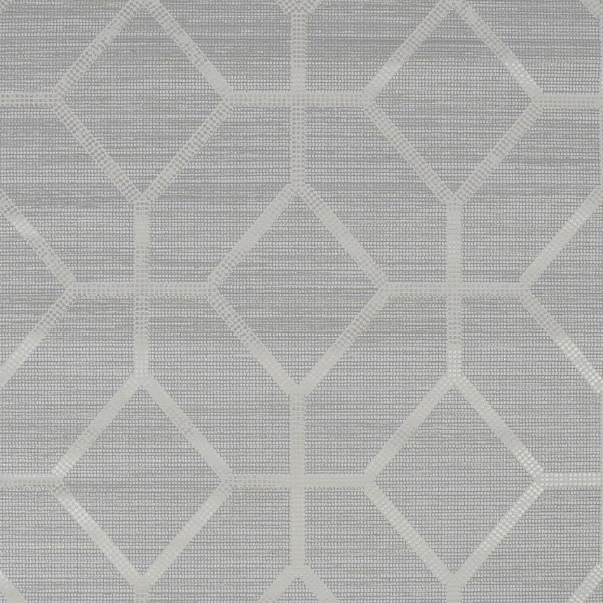 Luxury gray geometric pattern wallpaper 112655, Opulence, Graham & Brown