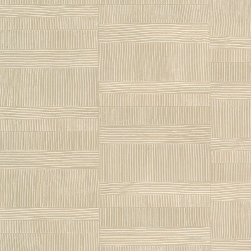 Luxury geometric wallpaper light beige 64602, Materea, Limonta