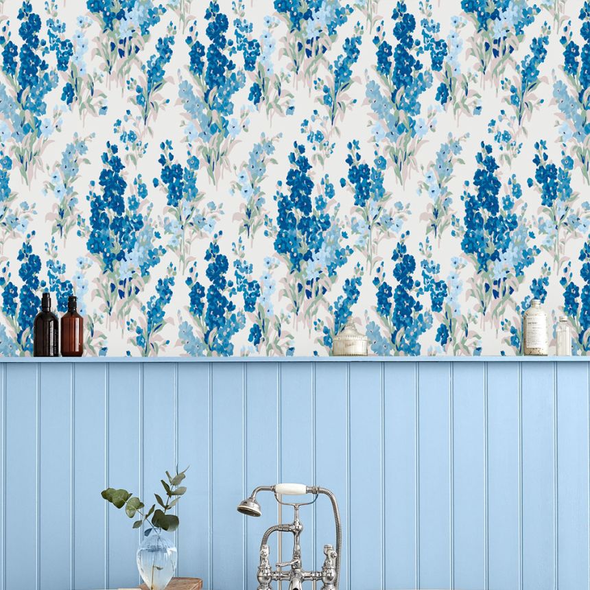 Non-woven wallpaper flowers 115259, Laura Ashley 2, Graham & Brown