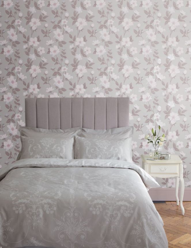 Non-woven wallpaper flowers 114918 Laura Ashley 2, Graham & Brown