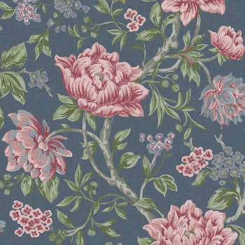 Non-woven wallpaper flowers 113407, Laura Ashley, Graham & Brown