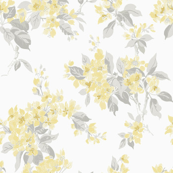 Non-woven wallpaper apple blossoms 113366, Laura Ashley, Graham & Brown