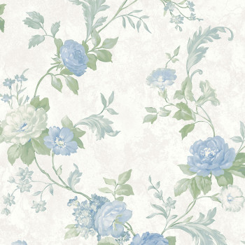 Gray non-woven wallpaper, Flowers, M58001, Adéle, Ugépa