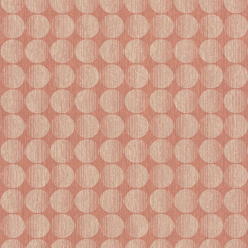 Textured, brick red non-woven wallpaper A53201, Vavex 2024