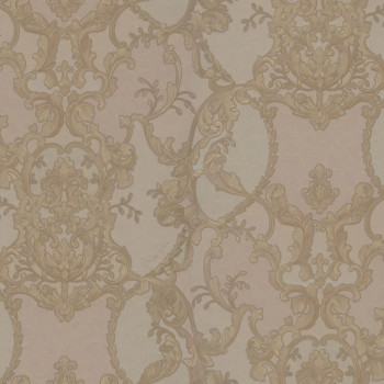 Gold-beige baroque luxury wallpaper Z80037 Philipp Plein, Zambaiti Parati