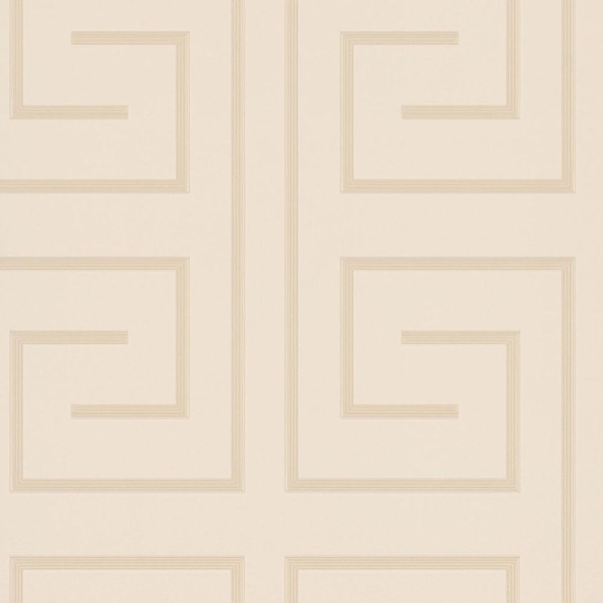 Luxury beige geometric pattern wallpaper Z76032, Vision, Zambaiti Parati