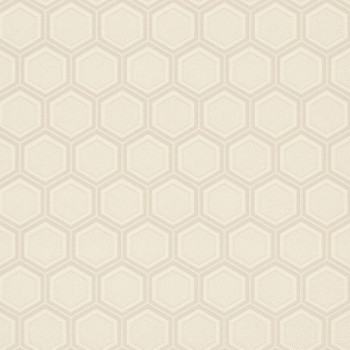 Luxury beige geometric pattern wallpaper Z76030, Vision, Zambaiti Parati