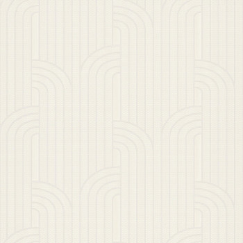 Luxury cream geometric pattern wallpaper Z76024, Vision, Zambaiti Parati