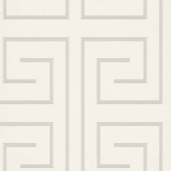 Luxury cream geometric pattern wallpaper Z76021, Vision, Zambaiti Parati