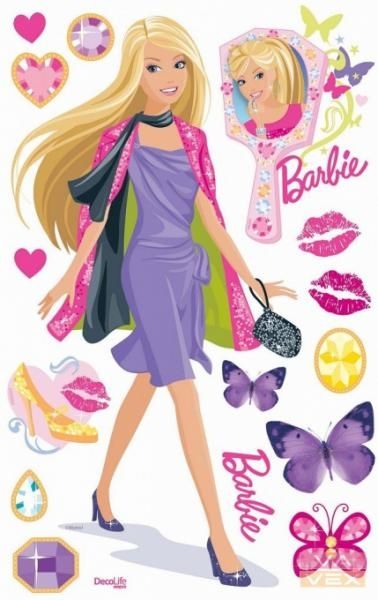 Self-adhesive decoration BBE 1516/1 Barbie