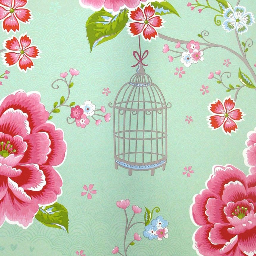 Non-woven wallpaper 300162, Flowers, birds, Pip Studio 5, Eijffinger