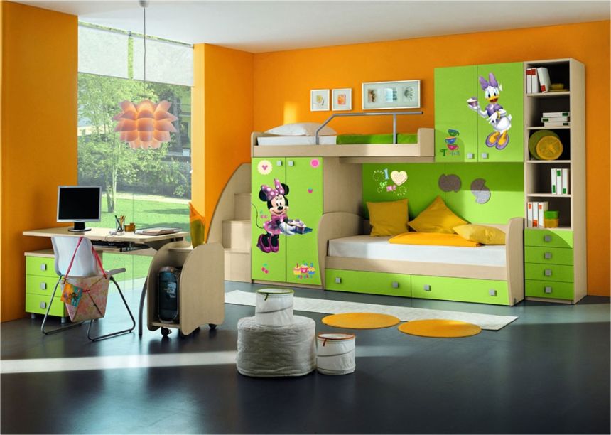 Children's wall sticker DK 856, Disney, Minnie peče, AG Design